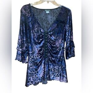VENUS Blue and Purple Blouse